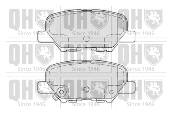 Brake Pad Set, disc brake (BP1844)