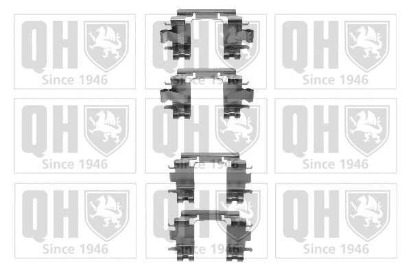 Accessory Kit, disc brake pad (BFK861)