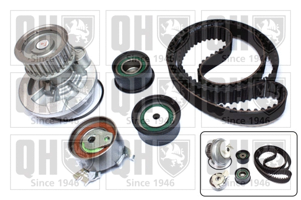 Water Pump & Timing Belt Kit (QBPK6351)