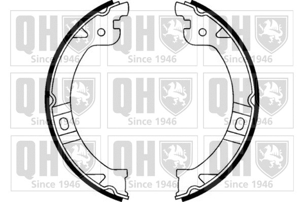 Brake Shoe Set, parking brake (BS1168)