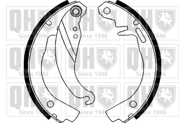 Brake Shoe Set (BS667)