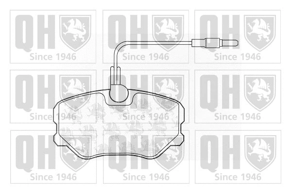 Brake Pad Set, disc brake (BP455)
