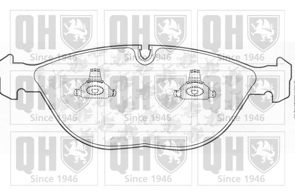 Brake Pad Set, disc brake (BP1053)