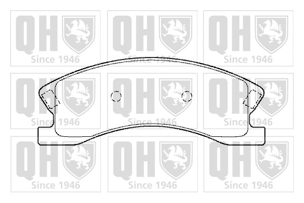Brake Pad Set, disc brake (BP1369)