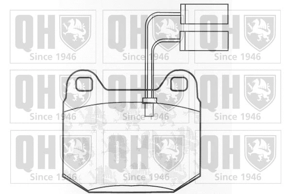 Brake Pad Set, disc brake (BP464)