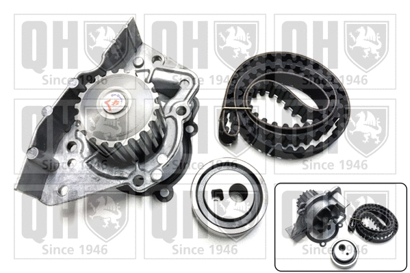 Water Pump & Timing Belt Kit (QBPK1201)