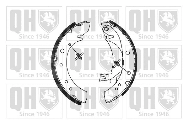 Brake Shoe Set (BS966)
