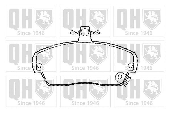 Brake Pad Set, disc brake (BP820)