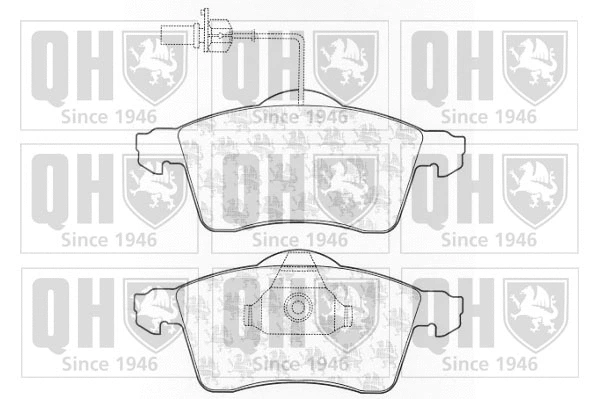 Brake Pad Set, disc brake (BP1272)