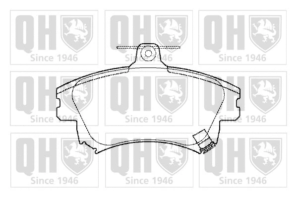 Brake Pad Set, disc brake (BP1099)