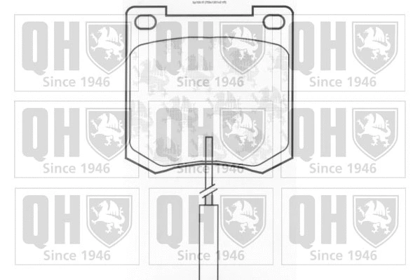 Brake Pad Set, disc brake (BP108)