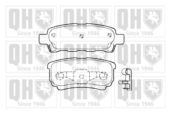 Brake Pad Set, disc brake (BP1448)