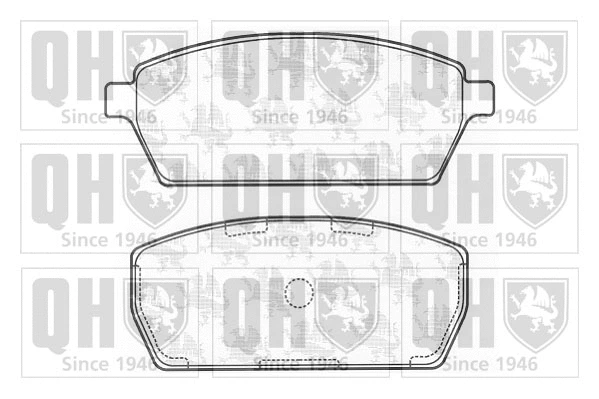 Brake Pad Set, disc brake (BP1182)