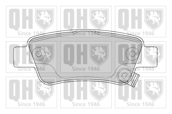 Brake Pad Set, disc brake (BP1633)