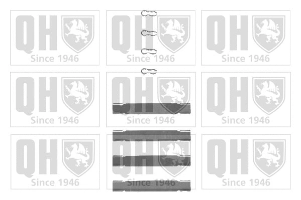 Accessory Kit, disc brake pad (BFK785)