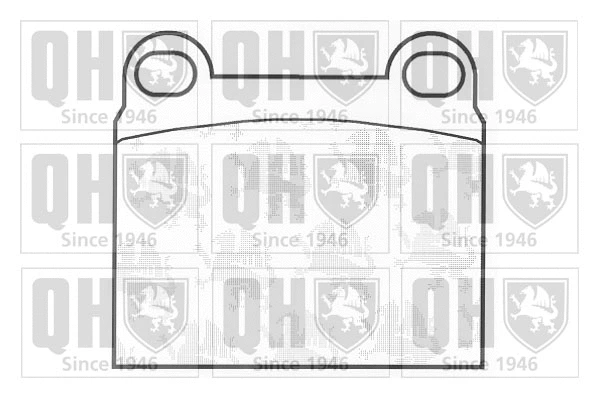 Brake Pad Set, disc brake (BP126)