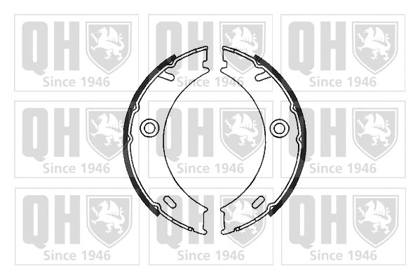 Brake Shoe Set, parking brake (BS1129)