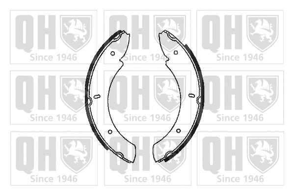 Brake Shoe Set, parking brake (BS938)