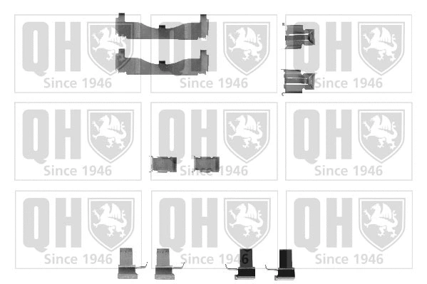 Accessory Kit, disc brake pad (BFK788)