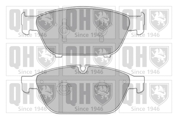 Brake Pad Set, disc brake (BP1747)