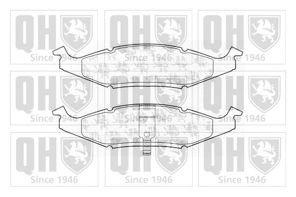 Brake Pad Set, disc brake (BP1034)