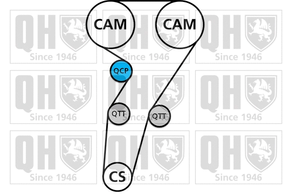 Timing Belt Kit (QBK587)