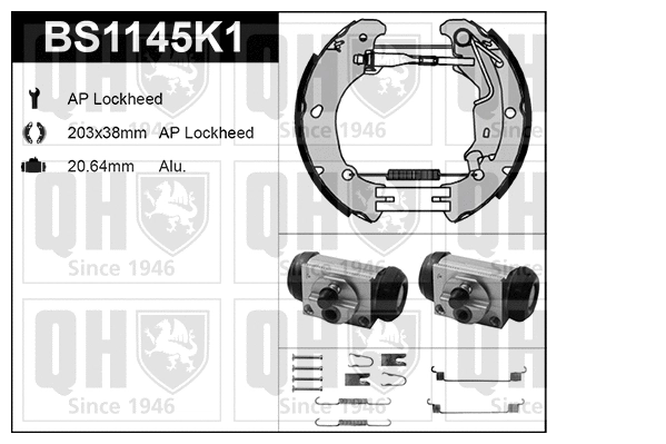 Brake Shoe Set (BS1145K1)