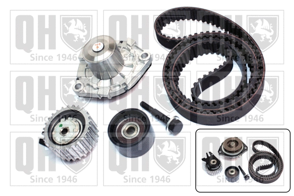 Water Pump & Timing Belt Kit (QBPK8670)