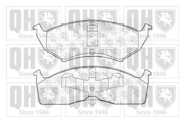 Brake Pad Set, disc brake (BP1031)
