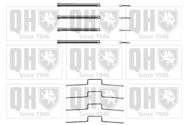 Accessory Kit, disc brake pad (BFK680)