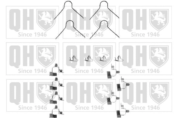 Accessory Kit, disc brake pad (BFK796)