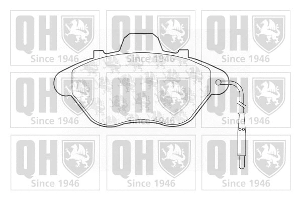 Brake Pad Set, disc brake (BP582)