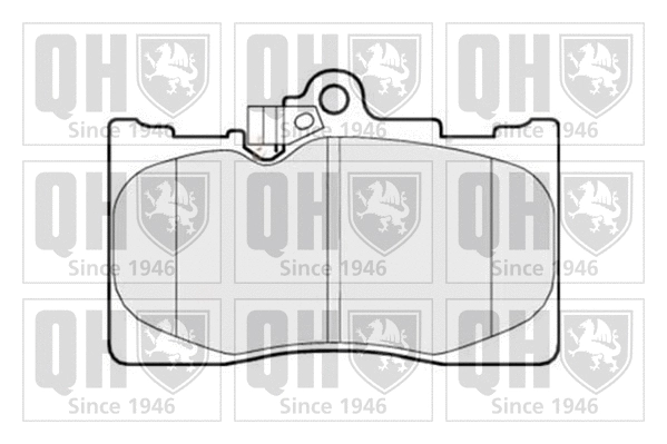 Brake Pad Set, disc brake (BP1519)
