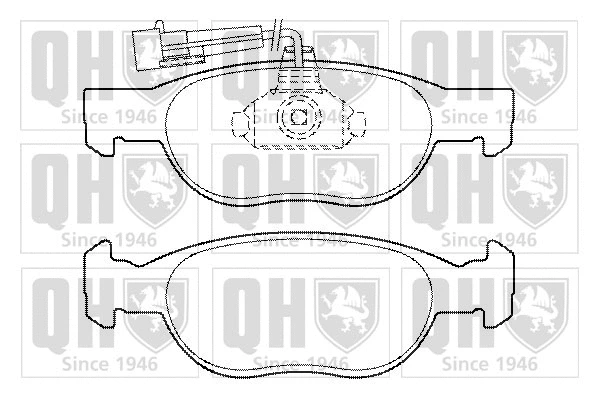 Brake Pad Set, disc brake (BP1340)