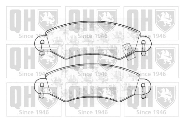 Brake Pad Set, disc brake (BP1273)
