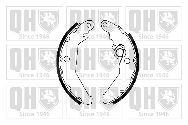 Brake Shoe Set (BS668)