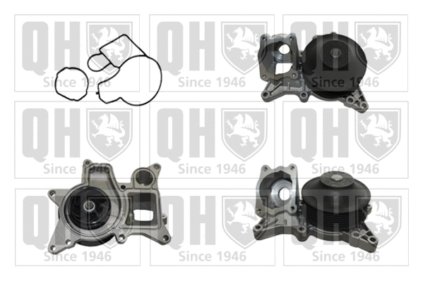Water Pump, engine cooling (QCP3746)