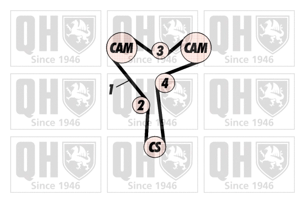 Timing Belt Kit (QBK483)