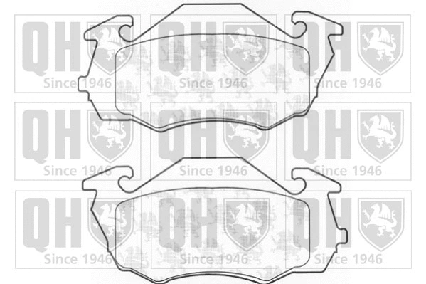 Brake Pad Set, disc brake (BP1176)