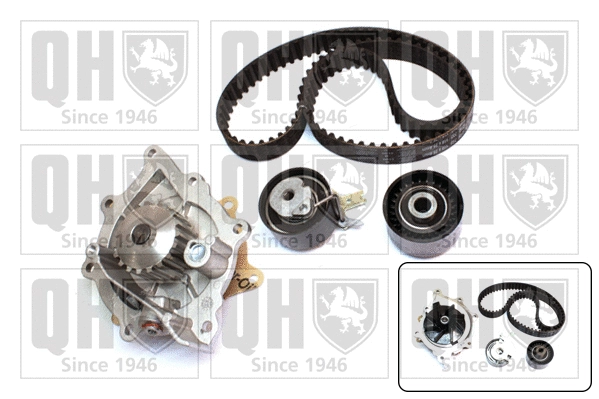 Water Pump & Timing Belt Kit (QBPK7630)