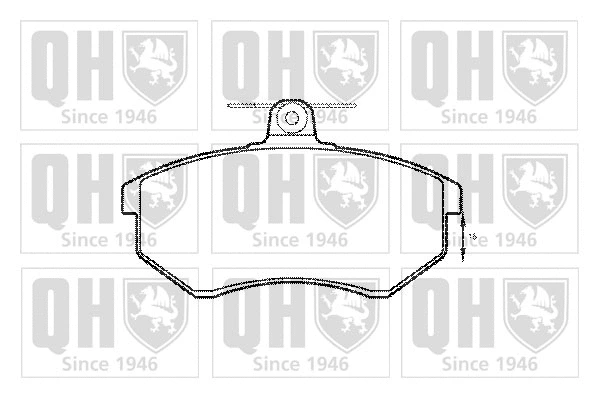 Brake Pad Set, disc brake (BP175)
