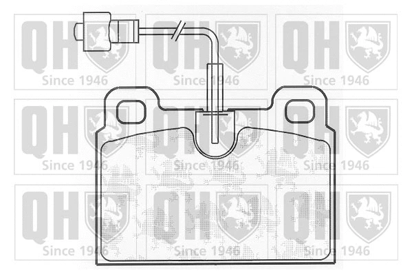 Brake Pad Set, disc brake (BP209)