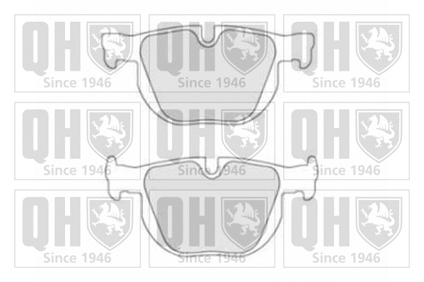 Brake Pad Set, disc brake (BP1504)