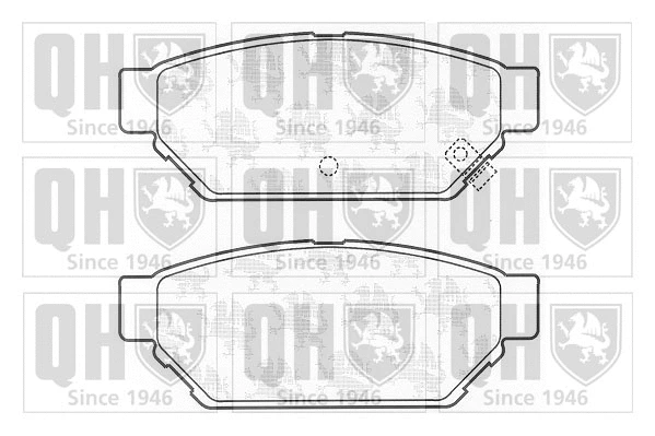 Brake Pad Set, disc brake (BP798)