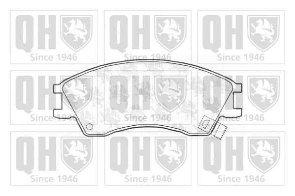 Brake Pad Set, disc brake (BP724)