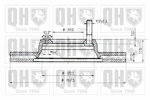 Brake Disc (BDC3502)