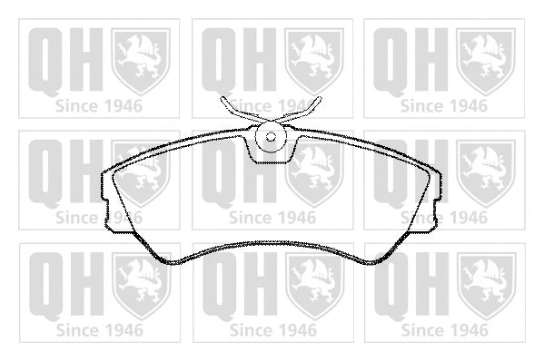 Brake Pad Set, disc brake (BP701)