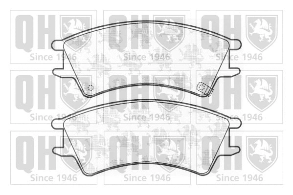 Brake Pad Set, disc brake (BP1115)