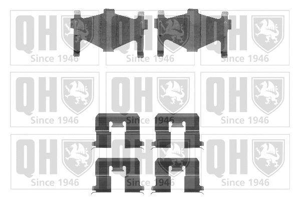 Accessory Kit, disc brake pad (BFK873)