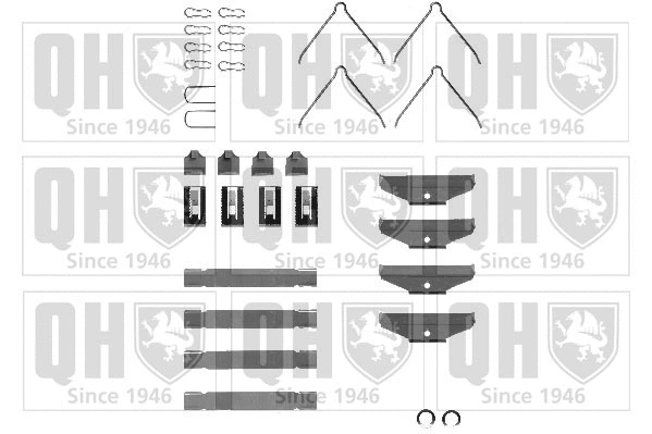 Accessory Kit, disc brake pad (BFK786)